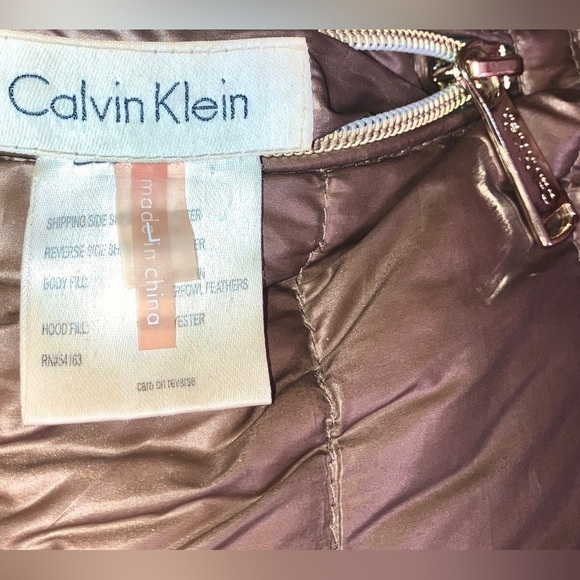 Calvin Klein down, reversible, puffer coat sz Lg - Picture 9 of 10